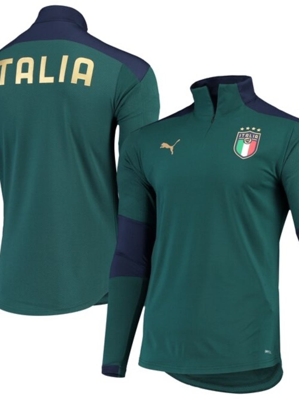 Italy National Team Puma DryCELL Training Quarter-Zip Pullover